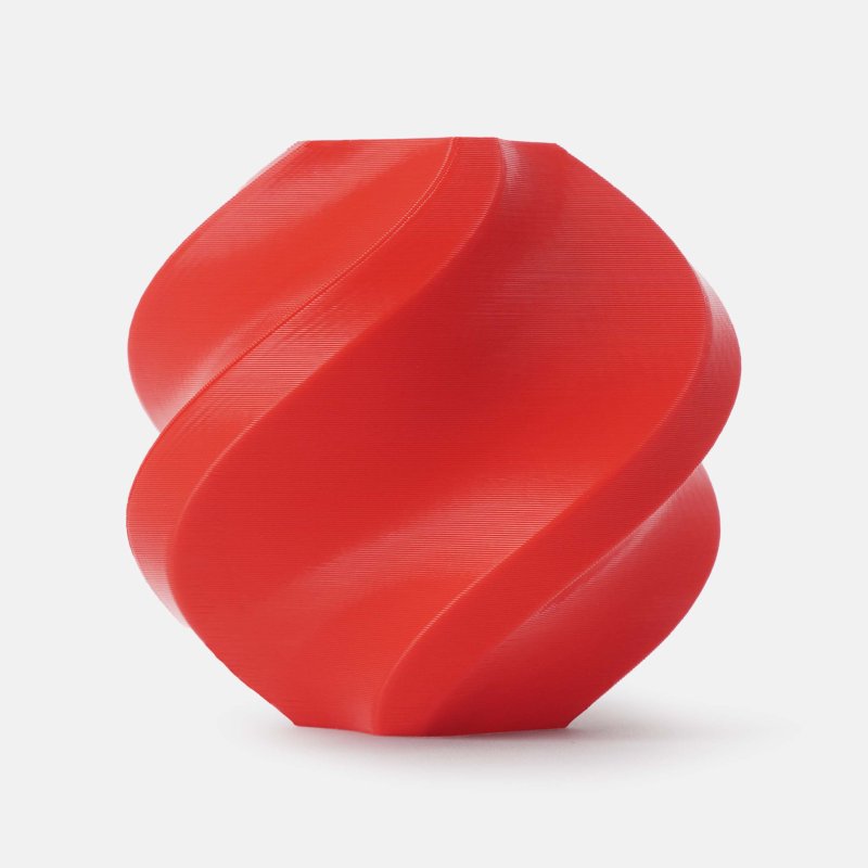 Filamento Bambu Lab PLA Lite rojo 1.75 mm 1 kg