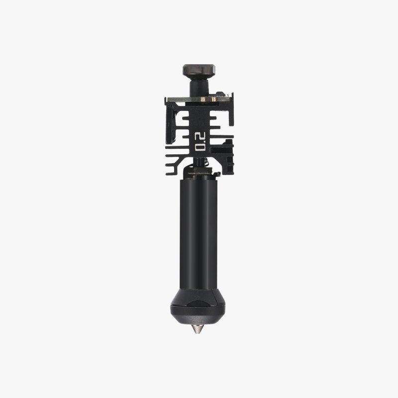 Hotend de inducción con boquilla de acero inoxidable - 0.2 mm compatible con H2C